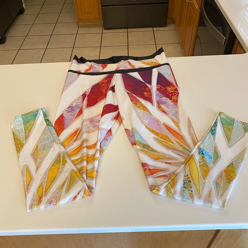 JLGeoFracWear Opal Blossom Rainbow Leggings